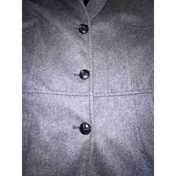 Jason Kole Wool Blend Coat in Charcoal Grey - Women's Size XL - 50% Wool & Soft - Picture 4 of 10